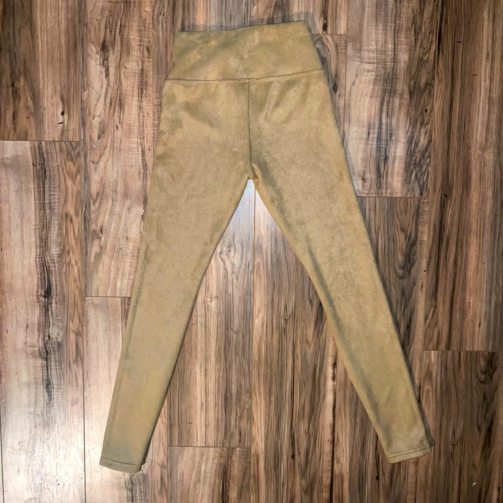 Tahari Faux Leather/Suede Leggings